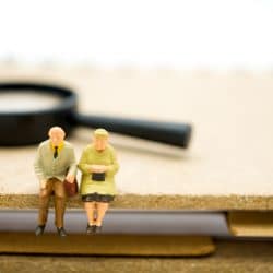 miniature sculpture of couple