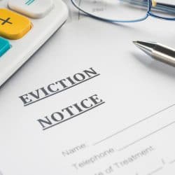 Eviction notice